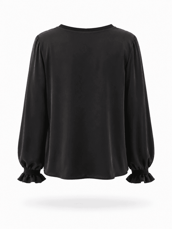 Amuse Silkebluse Dala 198BlackAW26