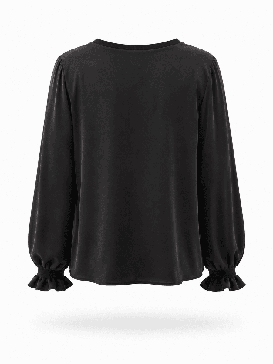 Amuse Silkebluse Dala 198BlackAW26