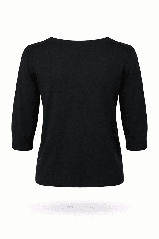 Amuse Evening Sweater 998Black SS26-2