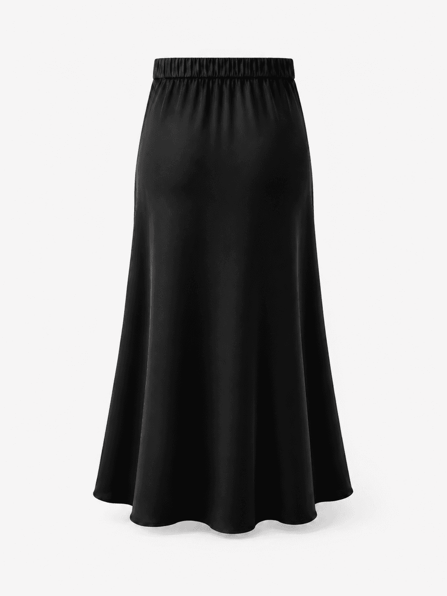 Amuse Silkeskjørt Margit 198BlackAW26