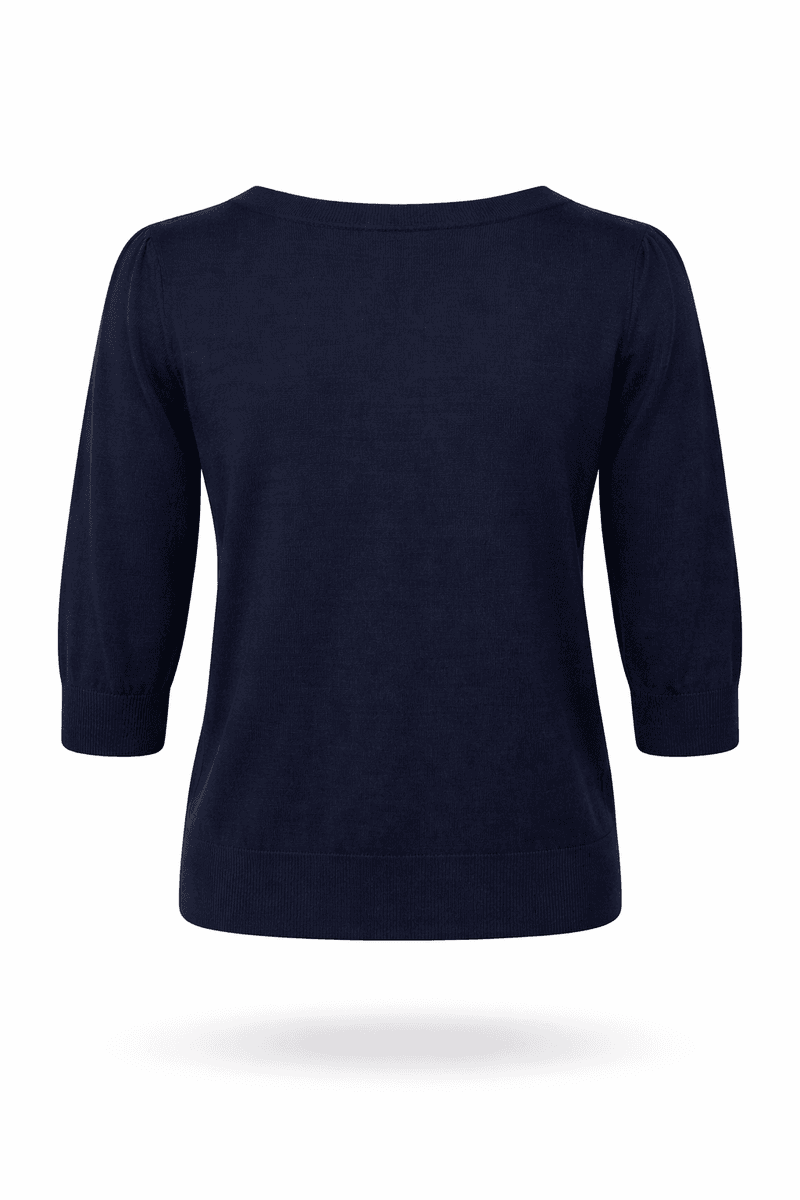 Amuse Evening Sweater 947NavySS26-2