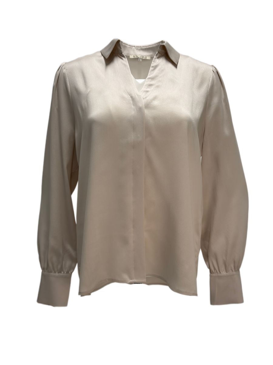 Amuse Silkebluse Lisbeth 902NudeSS26
