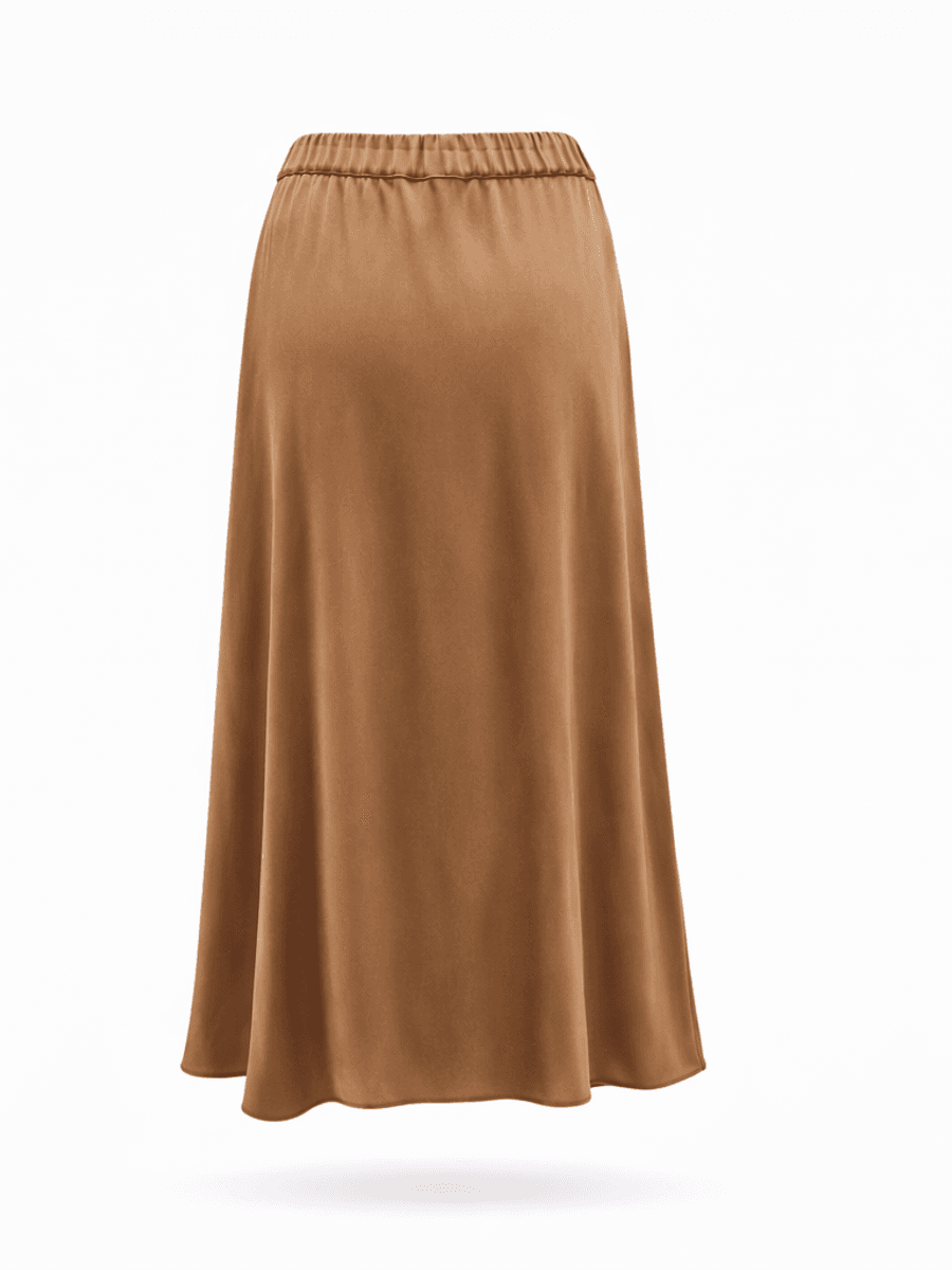 Amuse Silkeskjørt Margit 905CaramelSS26