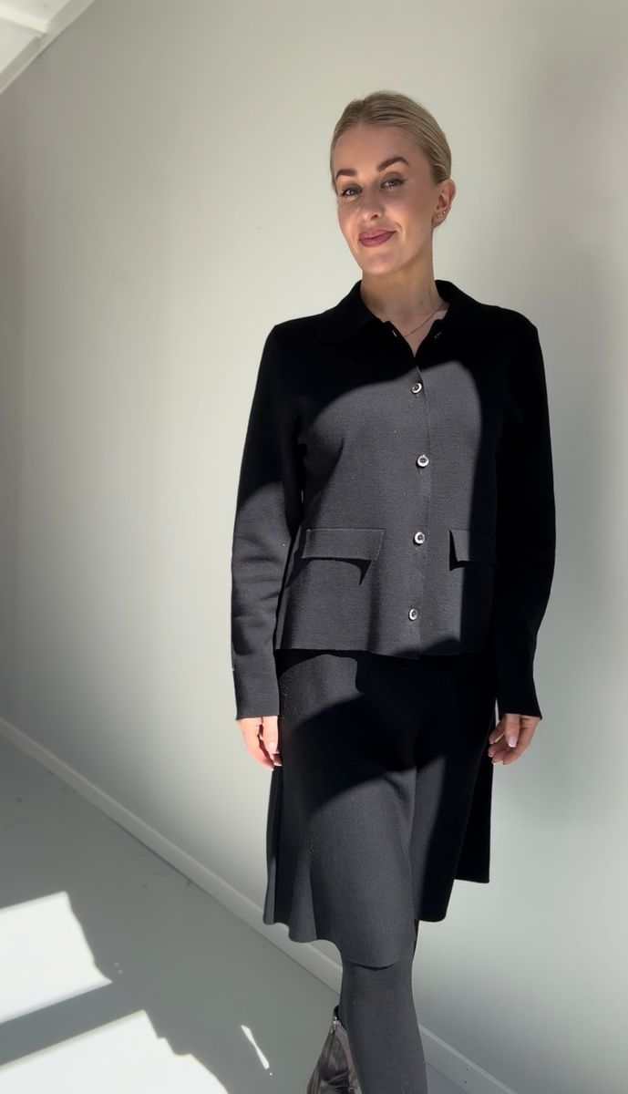 Amuse Cardigan Amely BlackAW25