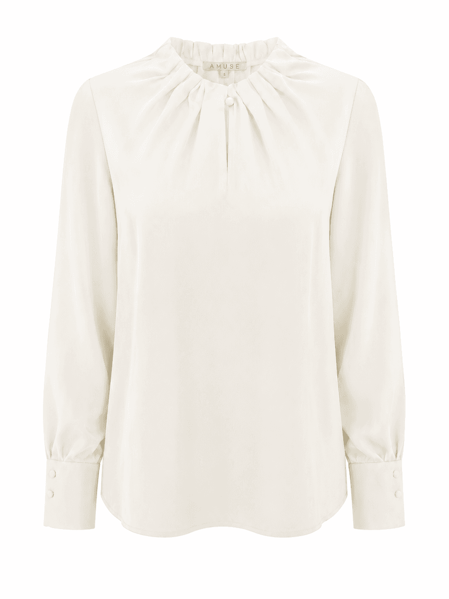 Amuse Silkebluse Ada 903OffwhitePS26