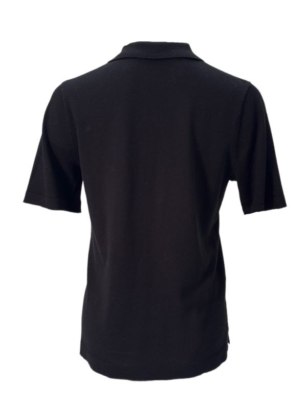 Amuse Top collar v-neck Hedvig 998BlackSS26-2