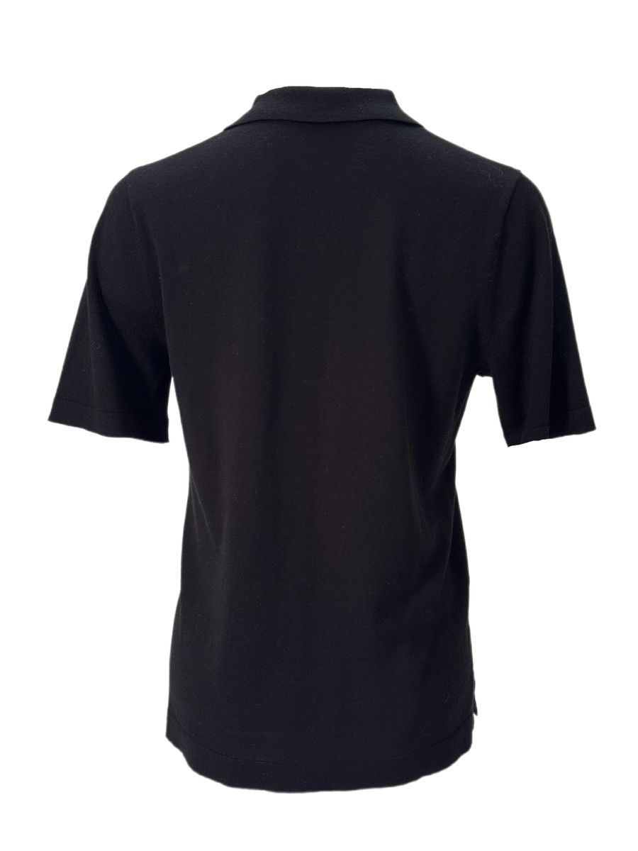 Amuse Top collar v-neck Hedvig 998BlackSS26-2