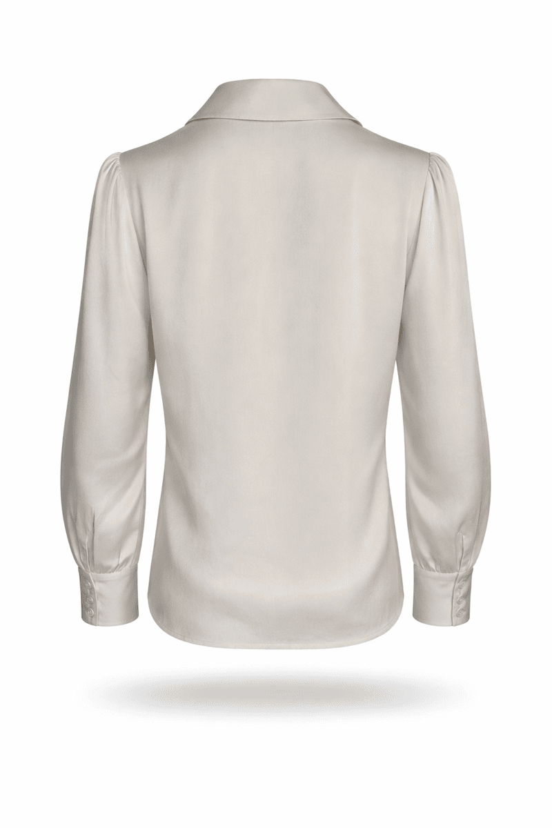 Amuse Silkebluse Lisbeth OffwhiteAW25