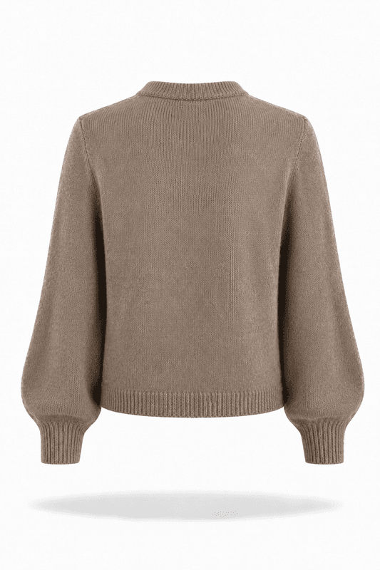 Amuse Cardigan Julie 905NougatPF26